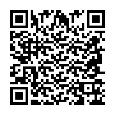 Codice QR per il numero di telefono +2694716239