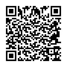 Código QR para número de telefone +2694716283