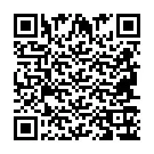 Código QR para número de teléfono +2694716397