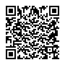 Código QR para número de teléfono +2694716429