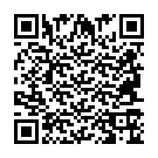 Codice QR per il numero di telefono +2694716483