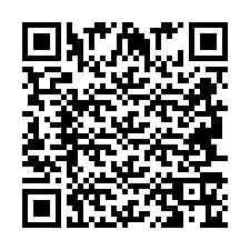 Codice QR per il numero di telefono +2694716496