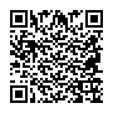 QR-code voor telefoonnummer +2694716567