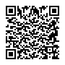 Codice QR per il numero di telefono +2694716625