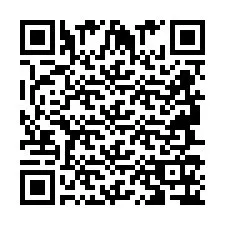 Codice QR per il numero di telefono +2694716764