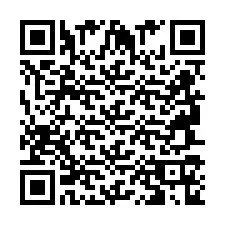 Código QR para número de teléfono +2694716810