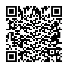 Código QR para número de teléfono +2694716837