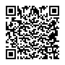 Código QR para número de teléfono +2694716977