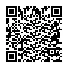 QR-код для номера телефона +2694717033