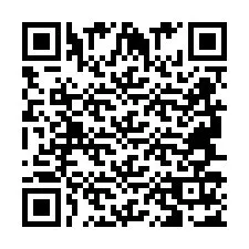 QR-код для номера телефона +2694717073