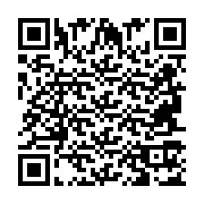 QR-код для номера телефона +2694717087