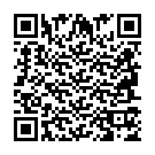 QR-code voor telefoonnummer +2694717404