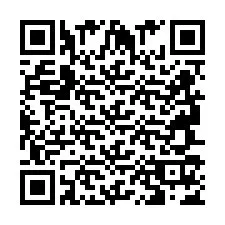 Codice QR per il numero di telefono +2694717430