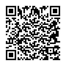 Codice QR per il numero di telefono +2694717502