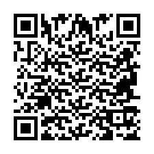 Código QR para número de telefone +2694717597