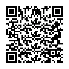 Código QR para número de teléfono +2694717820