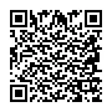 QR-koodi puhelinnumerolle +2694717864