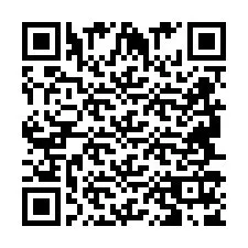 Código QR para número de teléfono +2694717866