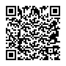 QR-koodi puhelinnumerolle +2694717883