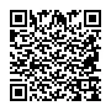 QR-code voor telefoonnummer +2694718097