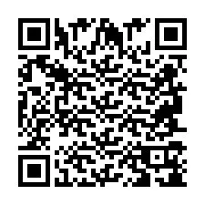 QR-код для номера телефона +2694718119