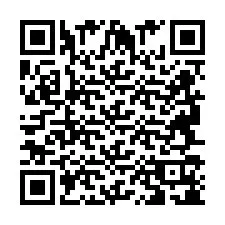 Código QR para número de telefone +2694718122