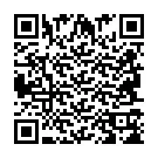 QR-код для номера телефона +2694718206