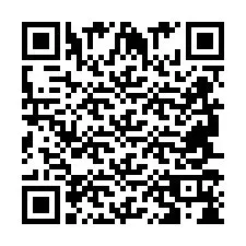 Codice QR per il numero di telefono +2694718437