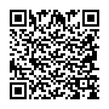 QR-код для номера телефона +2694718464