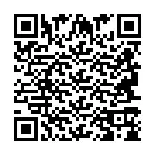 Código QR para número de telefone +2694718486