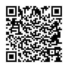 Código QR para número de telefone +2694718487