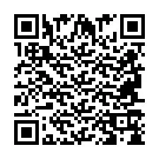 QR-code voor telefoonnummer +2694718497