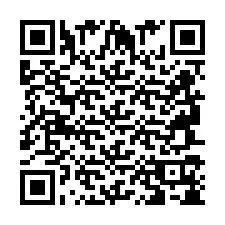 Código QR para número de teléfono +2694718510