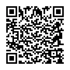 QR-код для номера телефона +2694718541