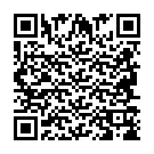 Código QR para número de teléfono +2694718626