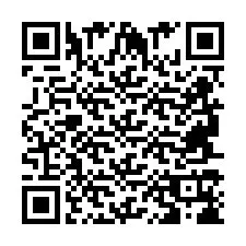 Código QR para número de teléfono +2694718647