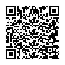 Código QR para número de teléfono +2694718722