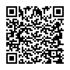 QR Code สำหรับหมายเลขโทรศัพท์ +2694718734