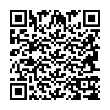 QR-код для номера телефона +2694718742