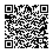 Código QR para número de teléfono +2694739821