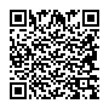 Código QR para número de teléfono +2694739822