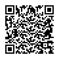 QR-код для номера телефона +2694739887