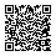 QR код за телефонен номер +2694740003