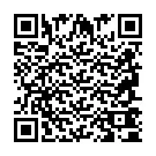 Código QR para número de telefone +2694740031