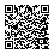 QR код за телефонен номер +2694740034