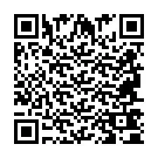 QR kód a telefonszámhoz +2694740057