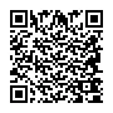 Codice QR per il numero di telefono +2694740062