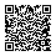 QR код за телефонен номер +2694740063