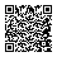 Código QR para número de telefone +2694740073