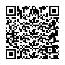 QR Code pour le numéro de téléphone +2694740091